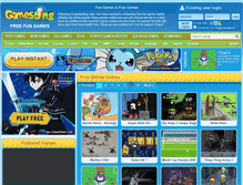Tablet Screenshot of gamesting.com